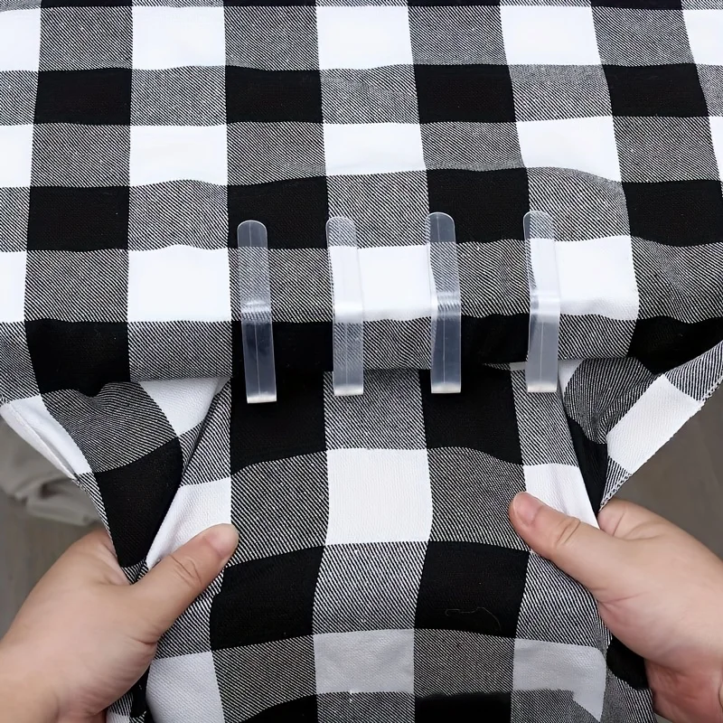 tablecloth clip fixing buckle transparent anti slip household table corner tablecloth clip fixing device plastic buckle 10pcs