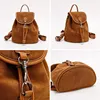 BEAUTODAY Brown Bags Women Flannel PU Solid Color Metal Buckle Retro Style Trend 2023 Versatile Ladies Backpacks 63009 6
