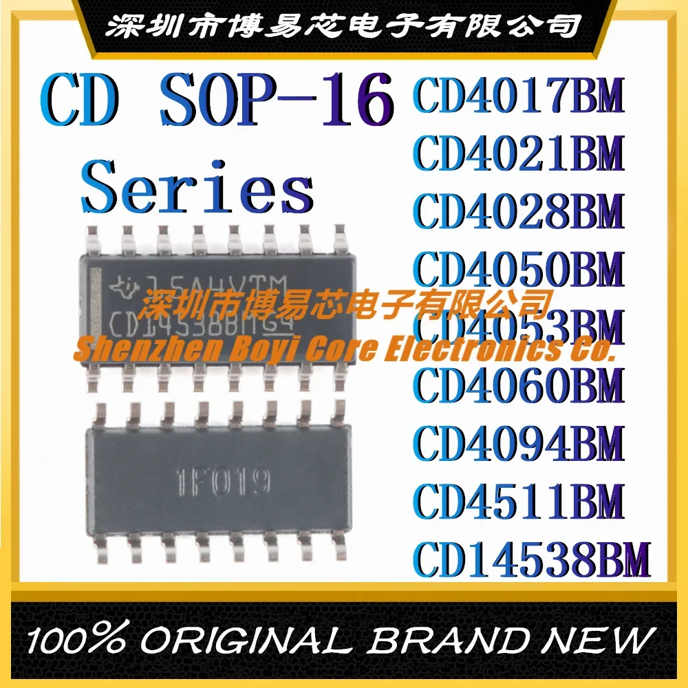 

CD4017BM CD4021BM CD4028BM CD4050BM CD4053BM CD4060BM CD4094BM CD4511BM CD14538BM New original authentic IC chip SOP-16