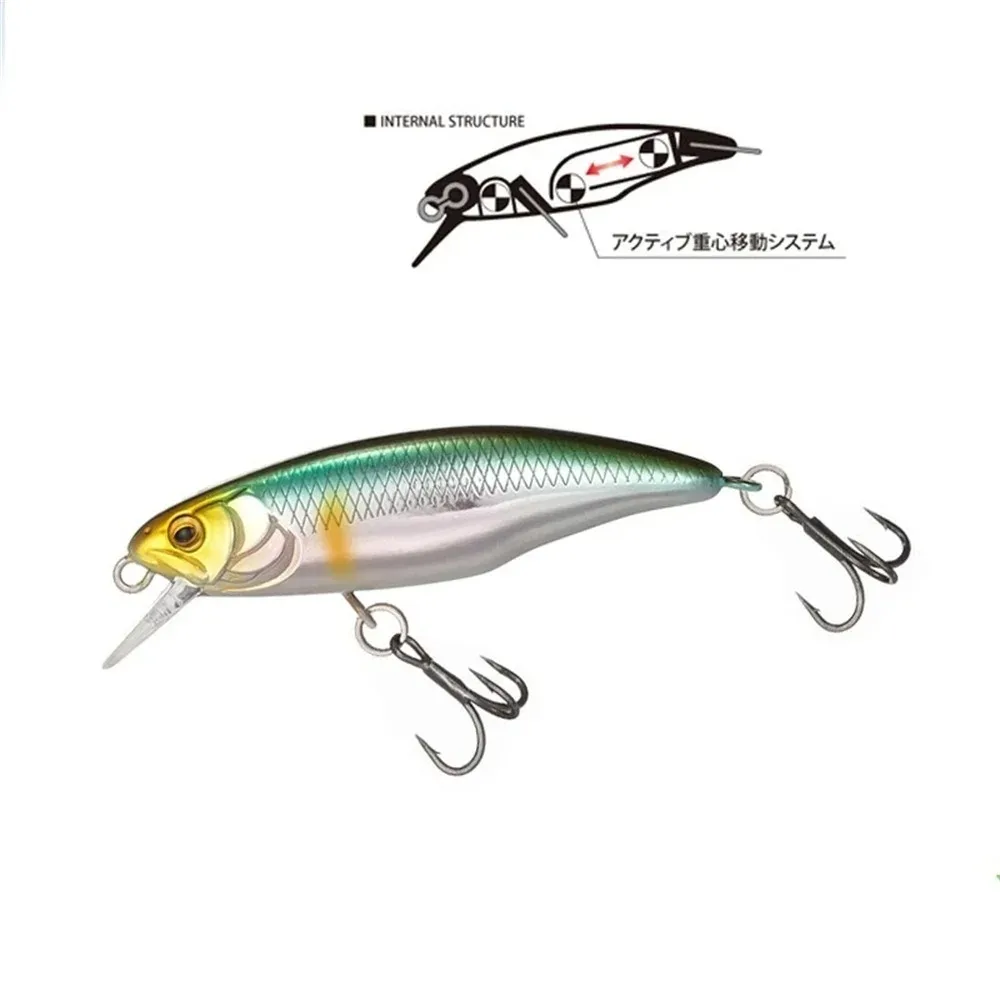 Japanisches Top-Modell: Sinkender Minnow-Angelköder, 52mm, 4.5g – Jerkbait für Barsch, Hecht, Wobbler, Swimbait, professioneller Hardbait – Detail 5