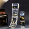 Dark style under the dark night Washi Tapes DIY Scrapbooking Stickers Journal Planner Masking Tapes Stationery Office Supplies 2