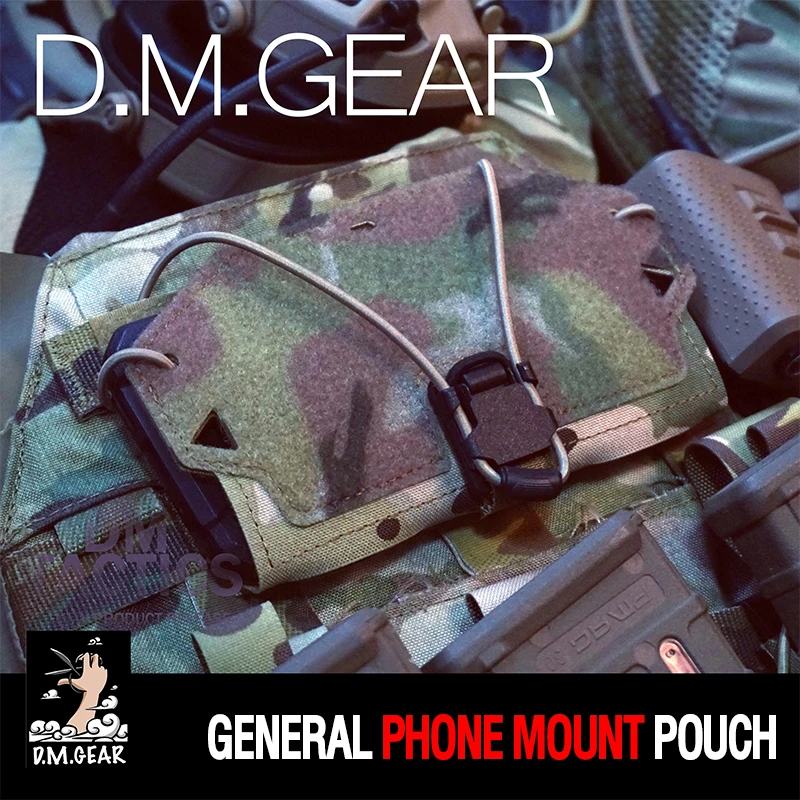 Pochette coque téléphone tactique renforcée attache MOLLE