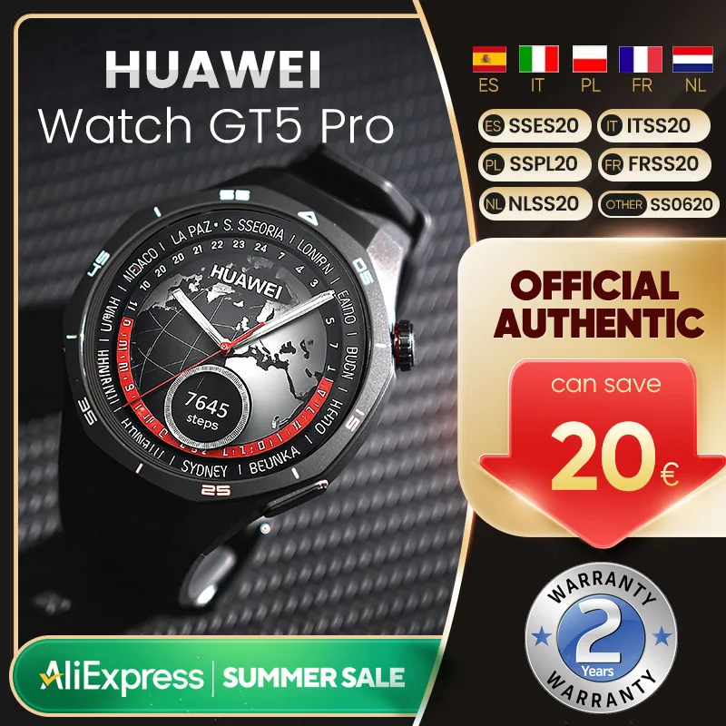 huawei watch gt5 pro smartwatch z EU za $250.56 / ~945zł