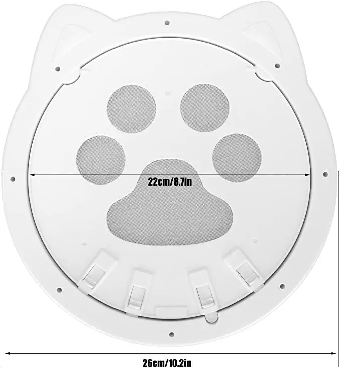 Title 10, Dog Cat Flap Door Pet Cat Inside Door Lockable ...