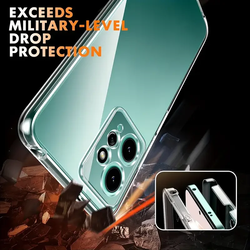 360 Full Body Transparent Hybrid Plastic Hard Cover Case