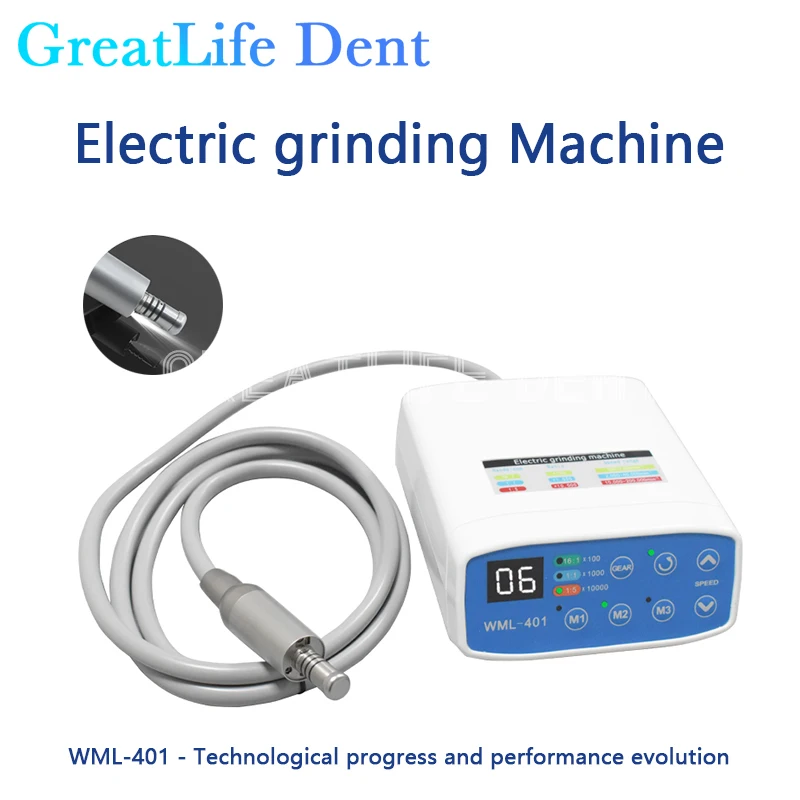 

Dental Brushless Led Micro Motor Electric Machine Internal Water Spray E-type With 1:1+1:5 Fiber Optic Contra Angle Handpiece