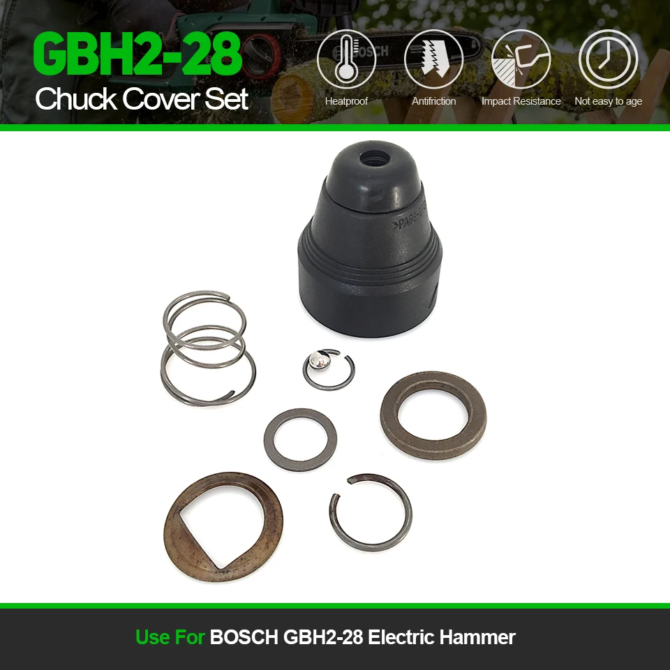 

9Pcs Replace Protective Sleeve Mouth Kit Set For BOSCH GBH2-28 GBH 2-28 Electric Hammer Cap Spring Ball Retainer Accessories