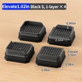 Black square S 4PCS