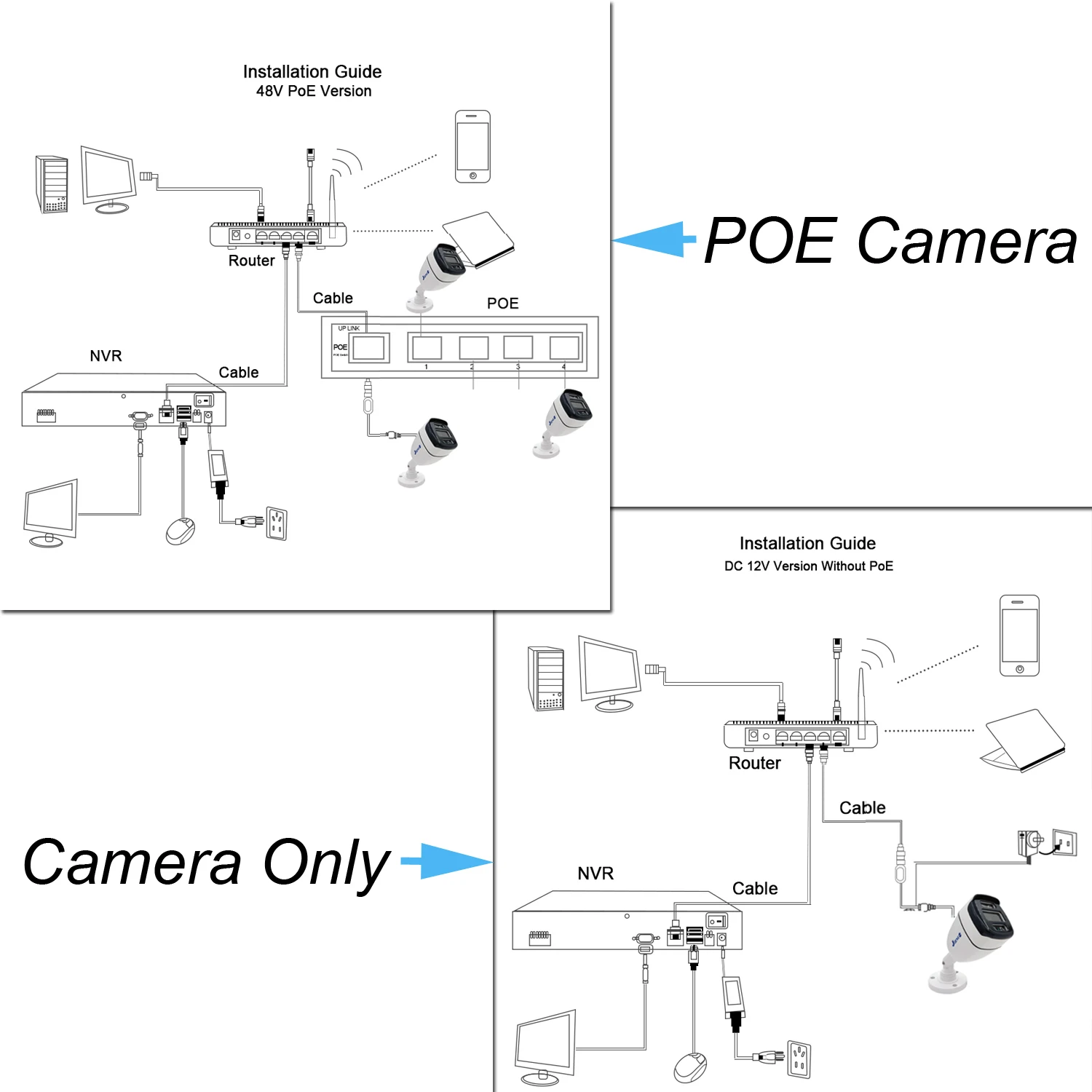 Poe IP Camera 8MP 4K Outdoor Waterproof Security Surveillance NightVision 4MP 5MP Onvif CCTV Video HD Home Cam Remote Monitoring