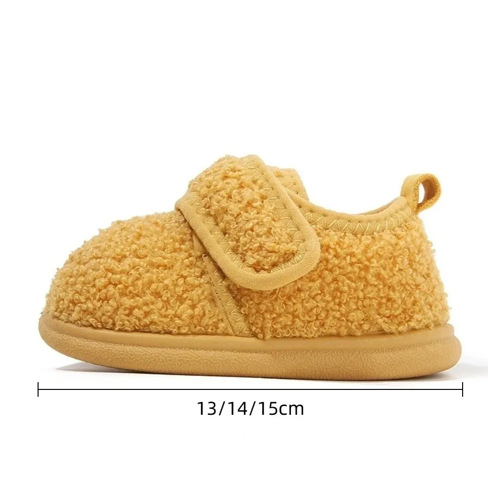 Insulated Soft Soled Winter Snow Boots Anti Slip Lining Infant Boots Toddler Shoes Children