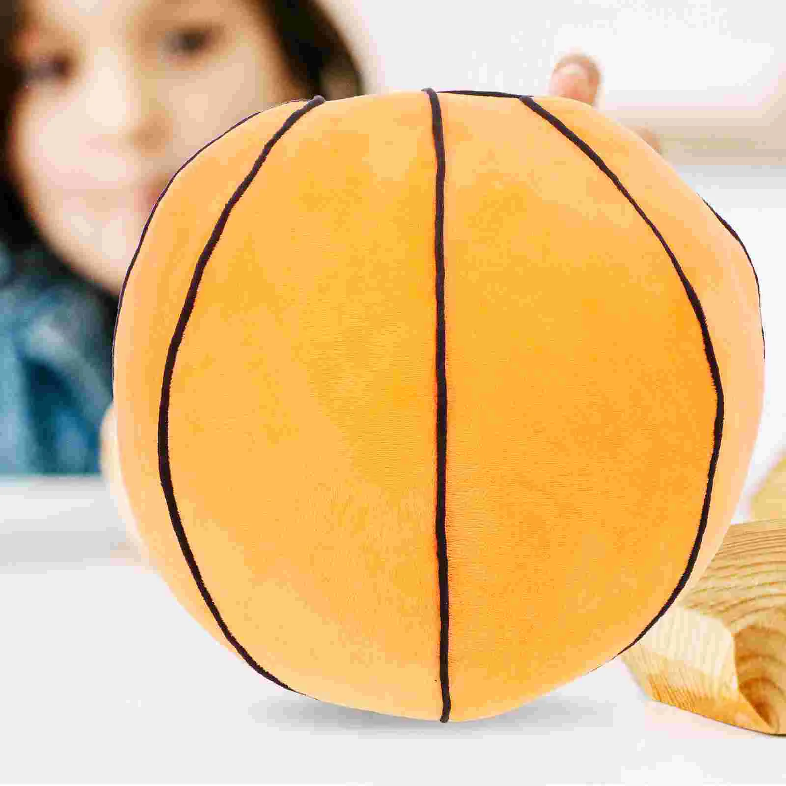 

Basketball Pillow Throw Pillow Adorable Sports Ball Pillow Basketball Plush Pillow Home Ornament
