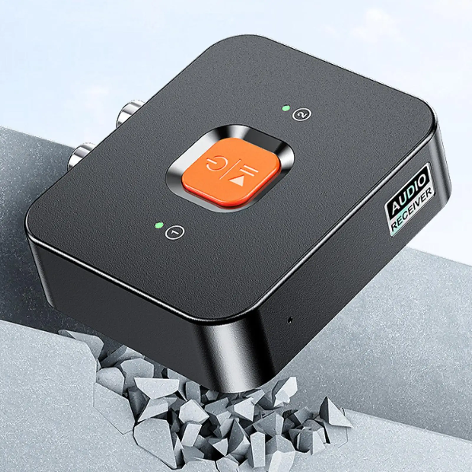 Wireless Audio Receiver Low-Latency Wireless Audio Adapter For Gym Equipment Car Music Playback Movie Viewing Game Home Outdoor