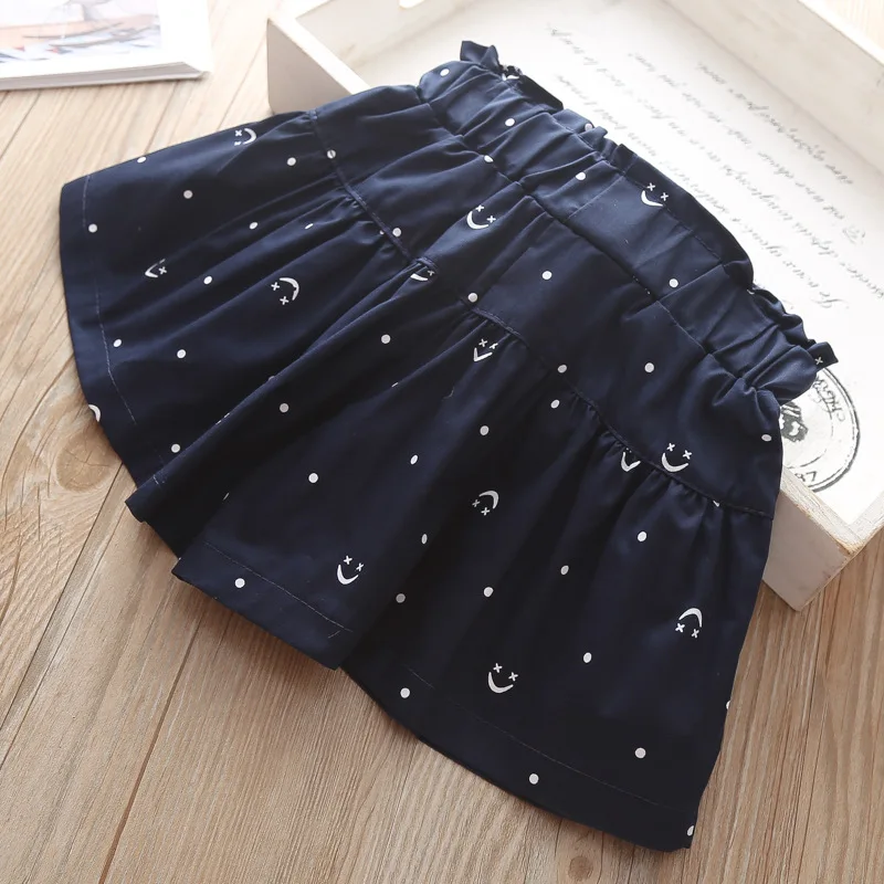 Summer Kids Girls Cotton Shorts Skirts Skorts Bowknot Waistband kids shorts,kids trousers