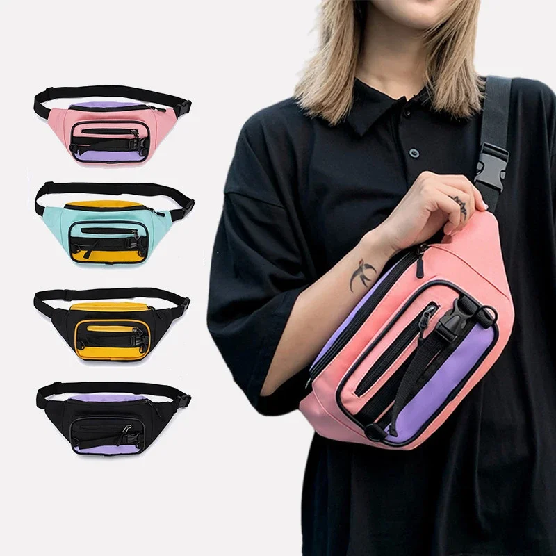 

Foreign Trade Small Female 2022 New Wave Korean Mini Slung Cool Street Port Wind Chest Honey Disco Bag