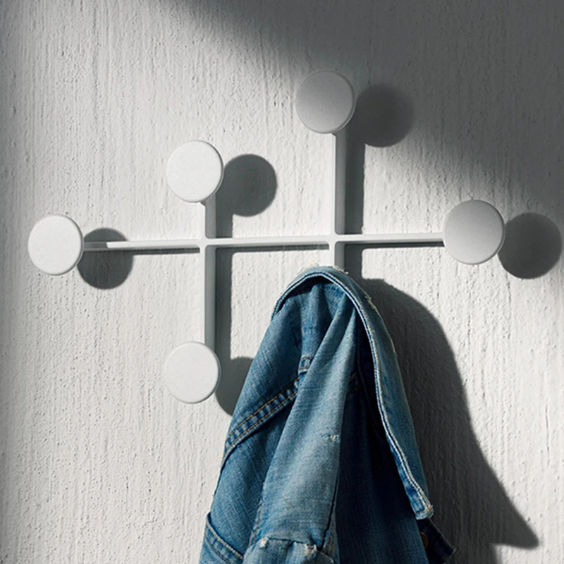 Entrance Hall Coat Racks Wall Mounted Clothes Organizer Shelves Portable Interior Corner Cap Bag Clothing Storage Hanging Hooks