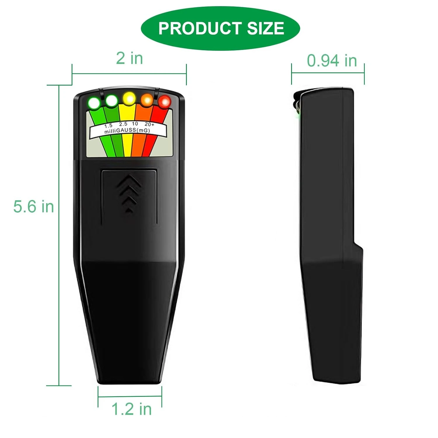 휴대용 K2 EMF 감지기 5색 LED 표시등 가정용 전자기파 방사선 테스터 유령 탐사용