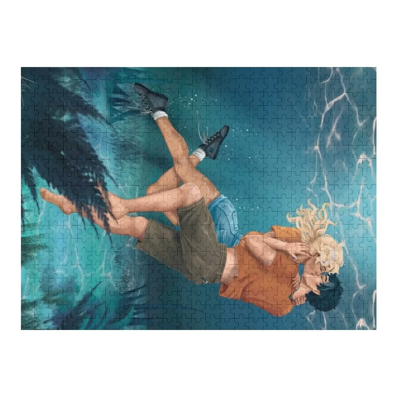 The Underwater Kiss Jigsaw Puzzle Game Children Jigsaw Pieces Adults Personalized Baby Toy Custom Wooden Gift Puzzle