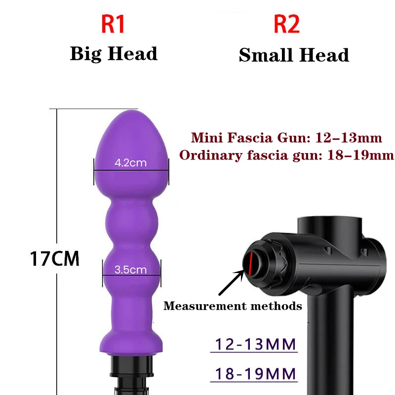 Massage Gun Accesories Sex Head Silicone Heads For Fascia Massage gun Percussion Vibrators for Female Man massage gun massage gun bracket