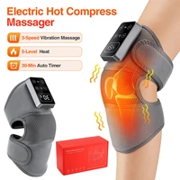 Knee Massager 3 in 1 Cordless Thermal Pad Shoulder Vibration Leg Arm Joint Brace Muscle Relax Joint Brace Muscle Relaxation 3