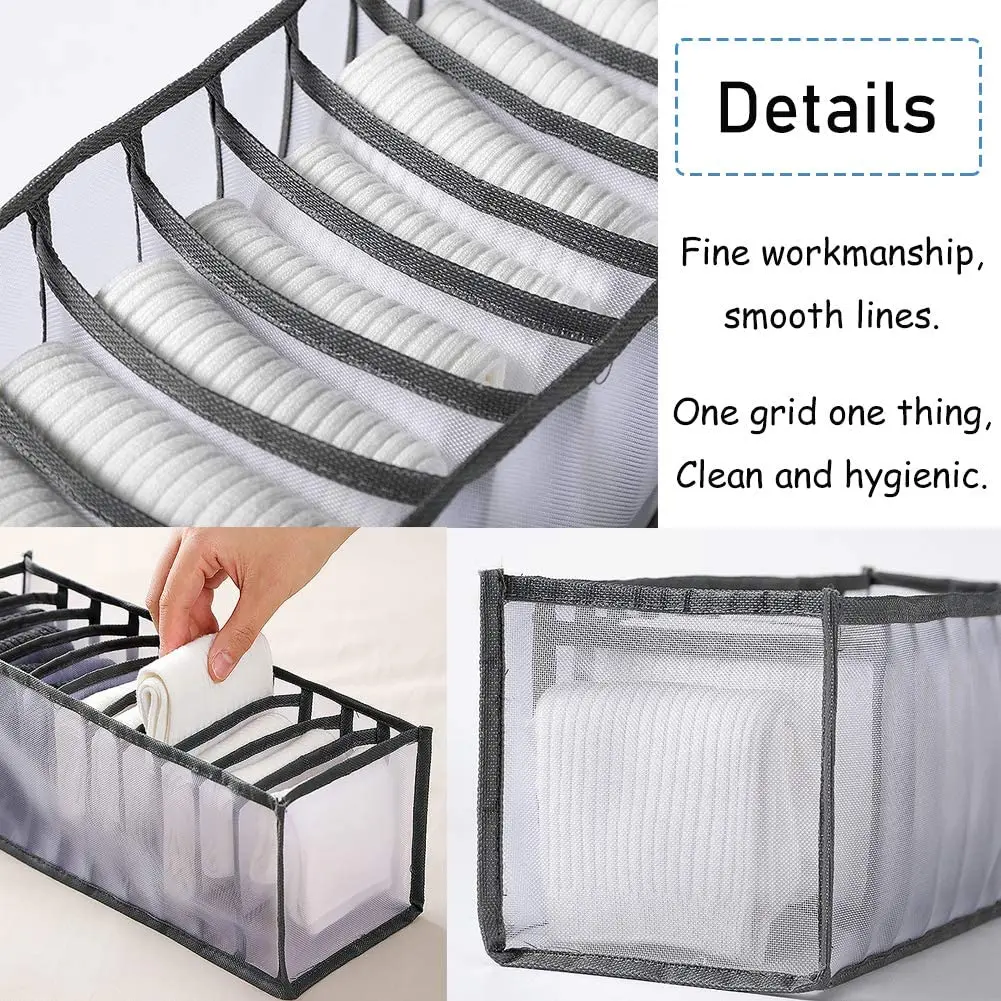 Closet Organizer Underwear Organizer For Wardrobe Clothes Organizers Cabinets Drawer Organizers Bra Socks Storage Organizer Box