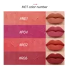 20 Colors Matte Lipstick Pen Nude Pink Matte Solid Lip Gloss Waterproof Long Lasting Lipstick Pencil Lip Liner Pen Lip Makeup 4