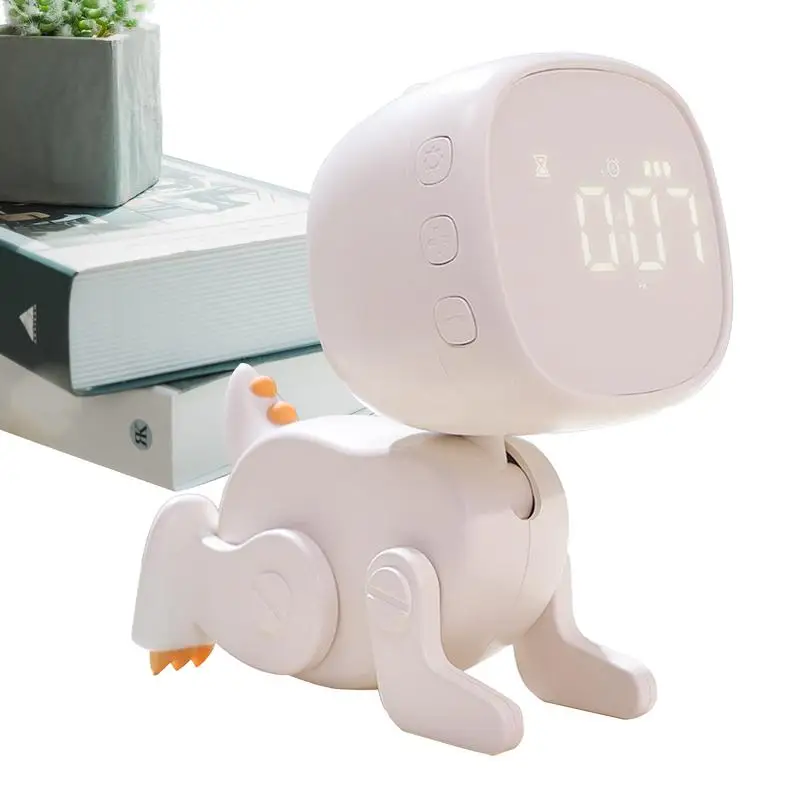 

Dinosaur Alarm Clock Night Light LED Cartoon Dinosaur Digital Alarm Clocks 1200mAh Battery Home Decoration For Kid's Room