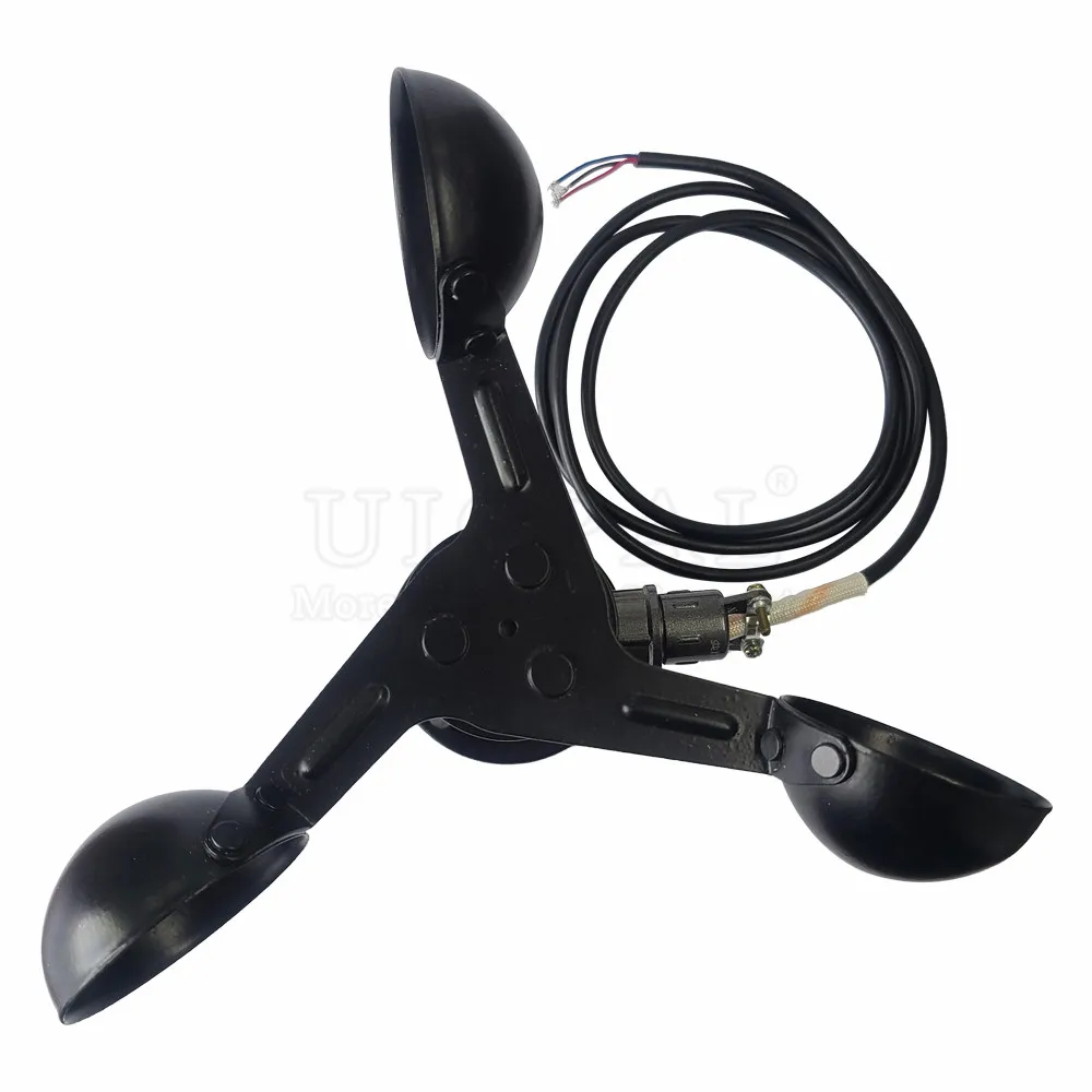 0-30 mt/s Aluminium legierung Wind geschwindigkeit sensor Wetters tation Detektor 3 Tasse Anemometer Sensoren Puls RS485 Ausgang 4-20ma 0-5V 0-10V – Detail 10