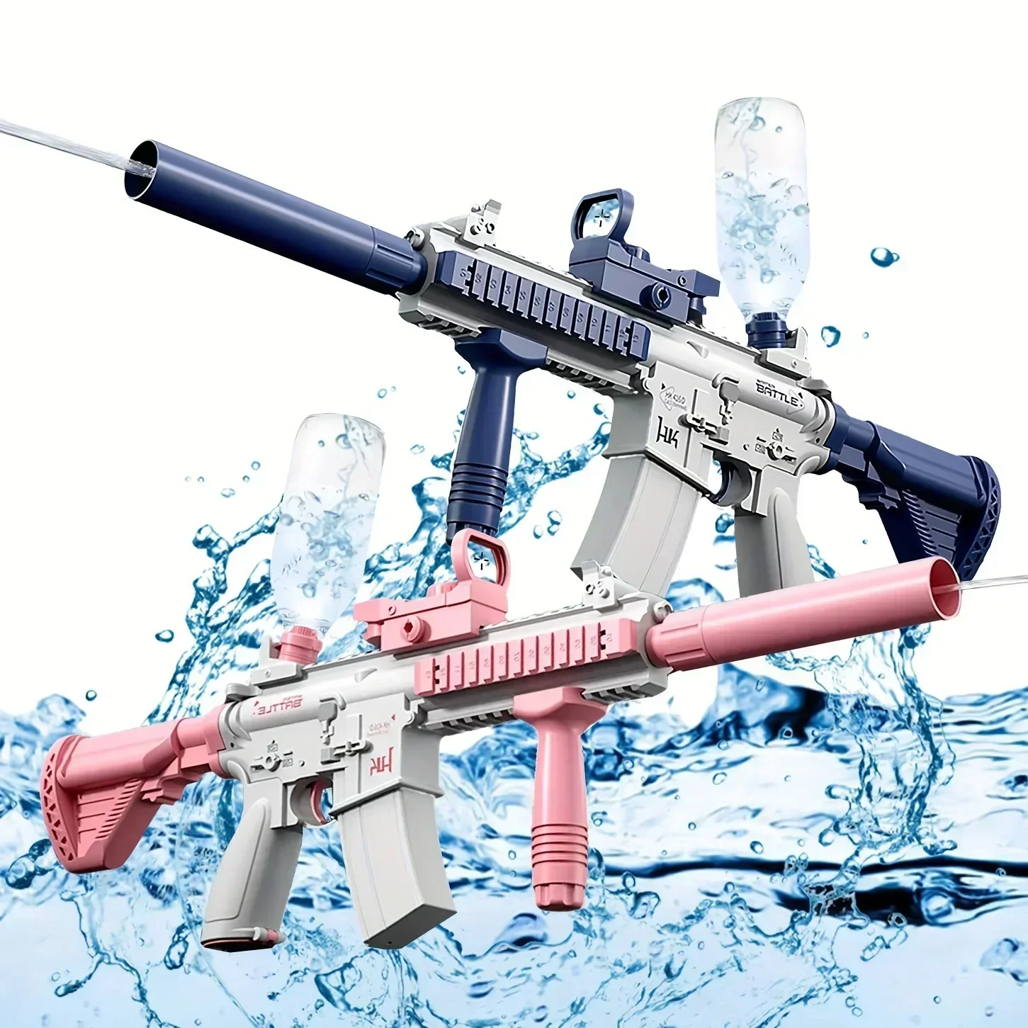 New Water Gun Electric Glock Pistol Shooting Toy Full Automatic Summer Beach Outdoor Fun Toy For Children Boys Girls Adults Gift 3