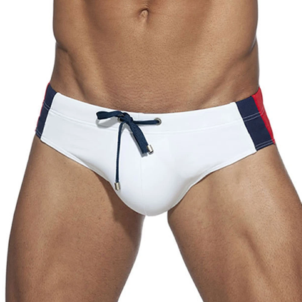 

Male Swim Trunks Swimwear Sports Sports Wading Swimming Big Pouch-Cup Mens Sexy Surf Swimming Comfy Fashion Hot