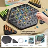 Chain Triangle Chess Game Triggle Rubber Band Game Educational Interactive Game Battle Set For Family Party Gift 1