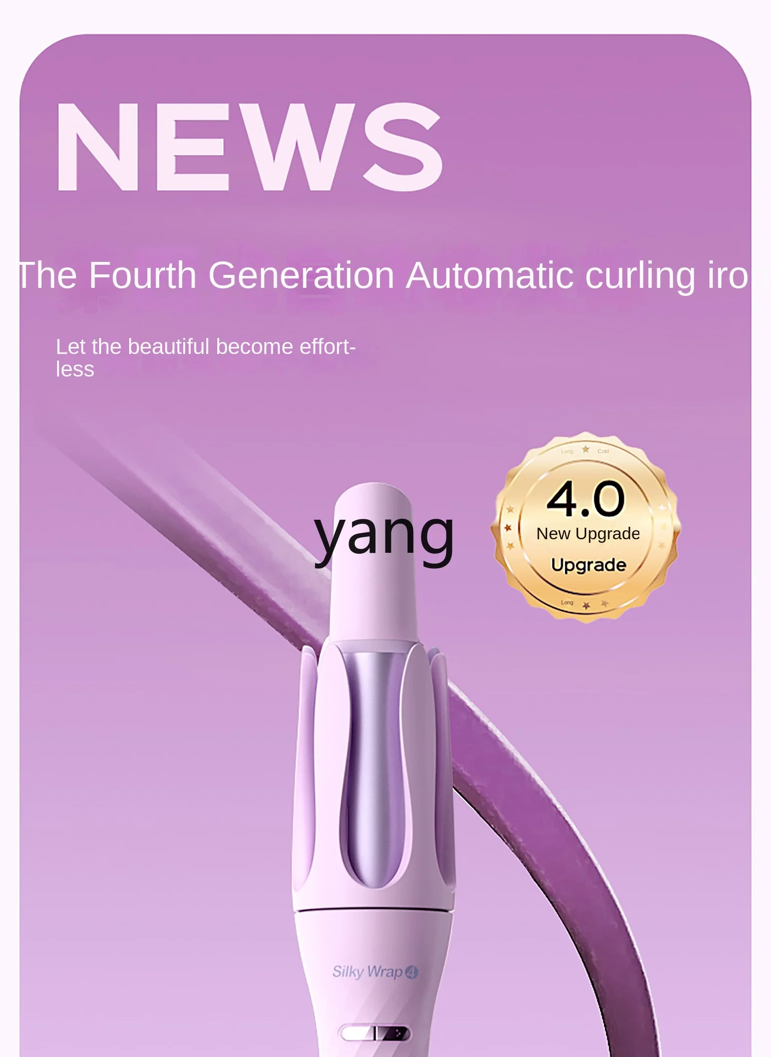 L'm'm Automatic Hair Curler Women's Large Roll Big Wave Anion Lasting Shaping Lazy Hair Curler Electric Hair Curler 4