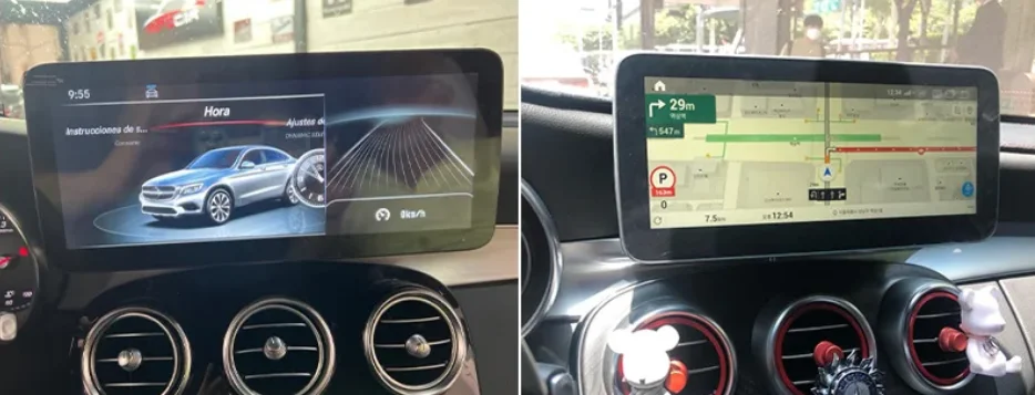 MEKEDE Android 14 Auto Auto Radio GPS Navigation Stereo Für Mercedes-Benz C-Klasse W205 GLC X253 V-Klasse W446 Drahtlose CarPlay BT – Detail 7