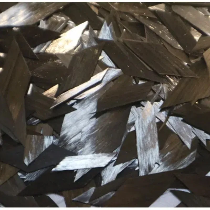 100g/500g/1000g 플레이크 단조 카본 다이아몬드 모양 탄소 섬유 숏컷 15mm 사이즈 탄소 섬유 단조 그레인 원료