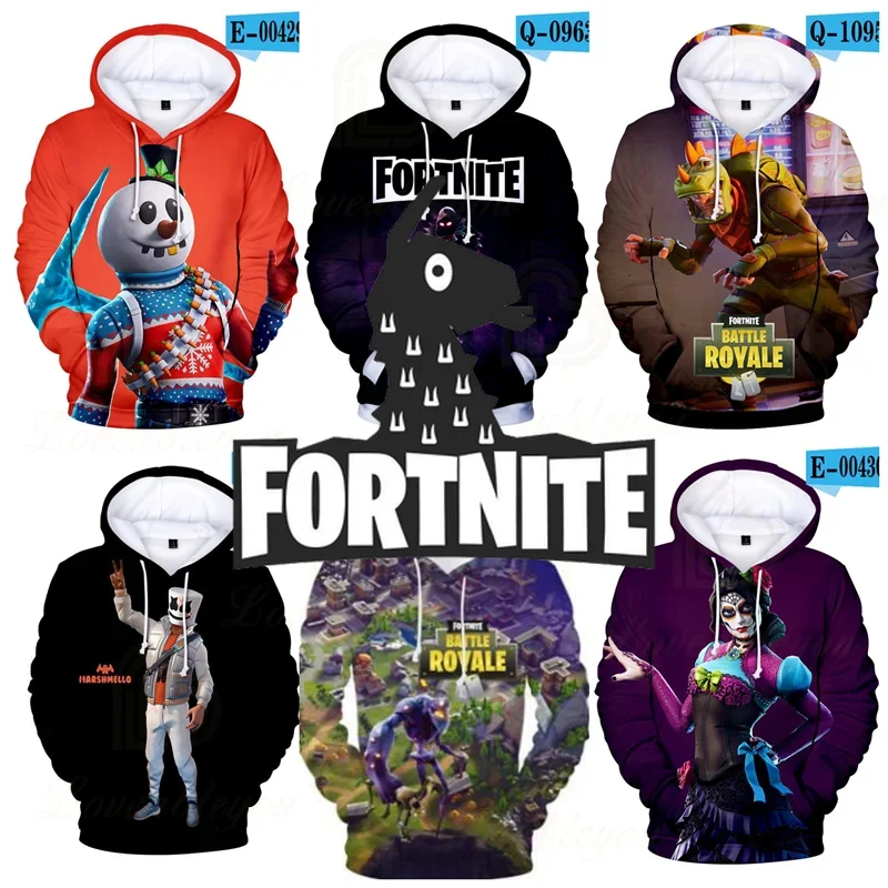 Fortnite Battle Royale Victory Game Felpe Con Cappuccio 3D Abbigliamento Uomo Felpa Harajuku Kids Hero Child Top Ragazzi Ragazze Top
