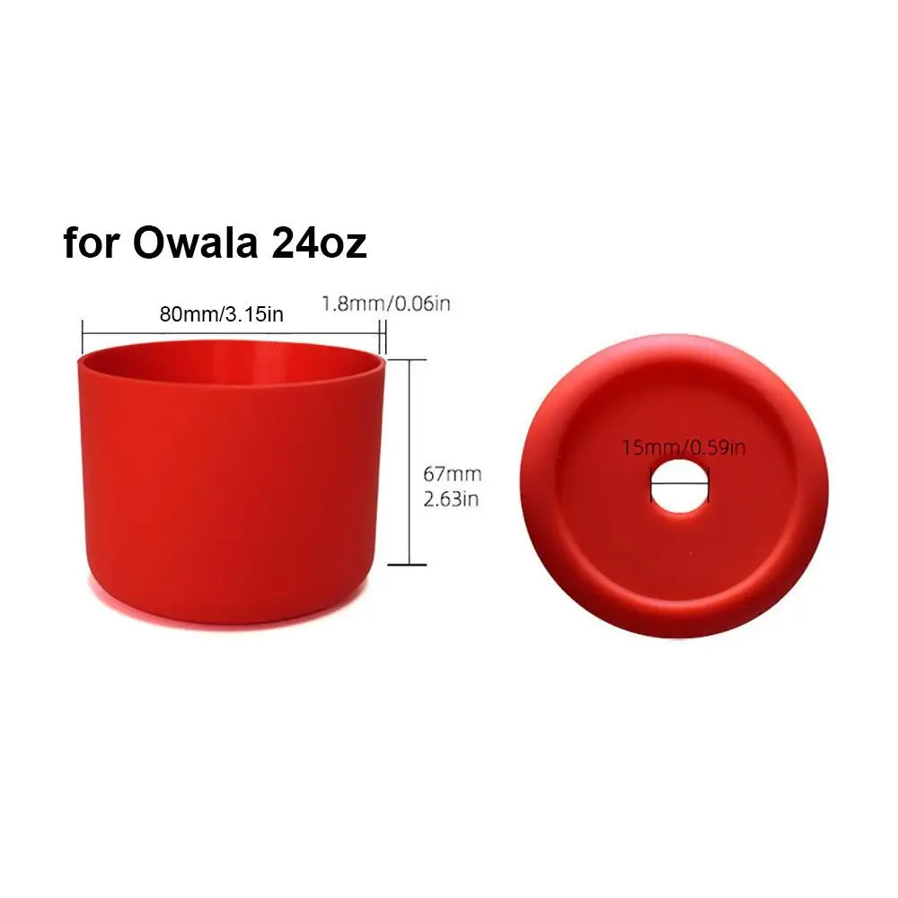 1Pcs Soft Silicone Boot for  24oz 32oz 40oz Anti-Slip Protective Sleeve Boot Bottom Base Water Bottle Accessories