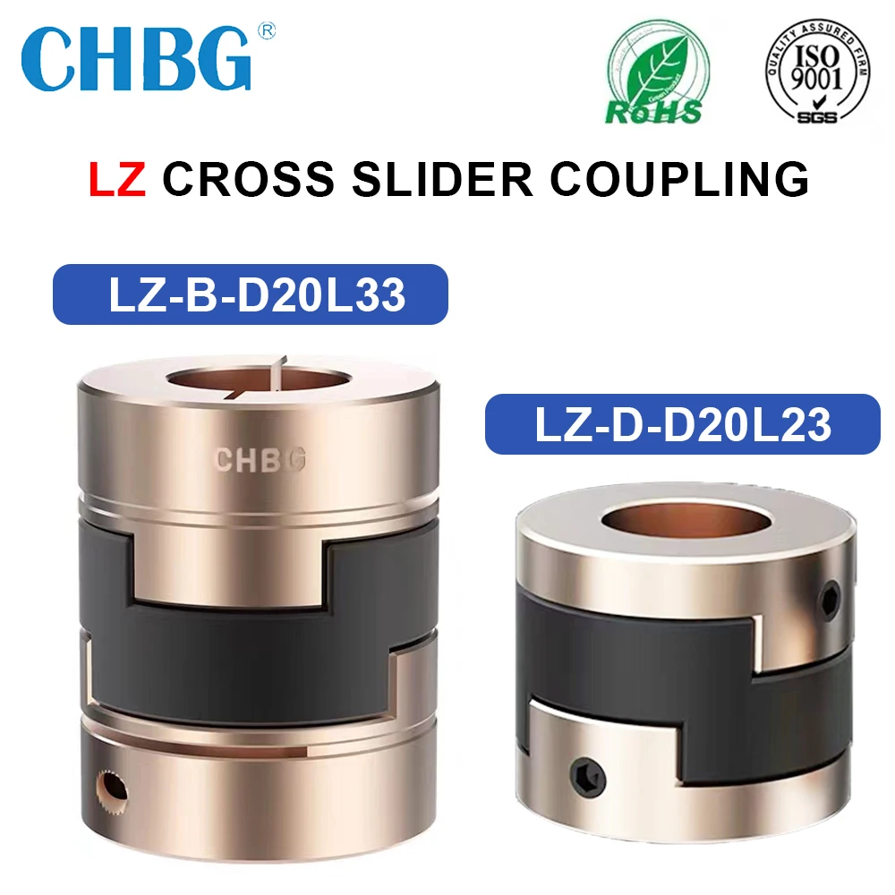 

LZ D20L33 D20L23 Oldham Coupling Flexible Aluminum Alloy Shaft Coupler 5mm to 8mm for CNC Servo Mo