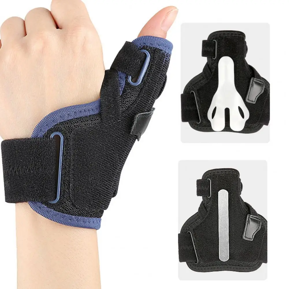 

Thumb Support Brace with Fastener Tape Wear Resistant Breathable Pain Relief Compression Joint Thumb Splint Hand Brace