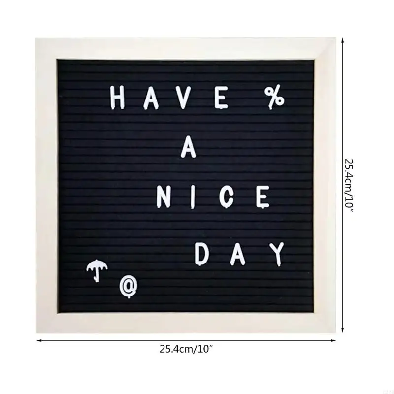 12PB Message Board Set Frame DIY Message Board Menus Notes Felt Letter 10x10Inch Sign with 460 Letter