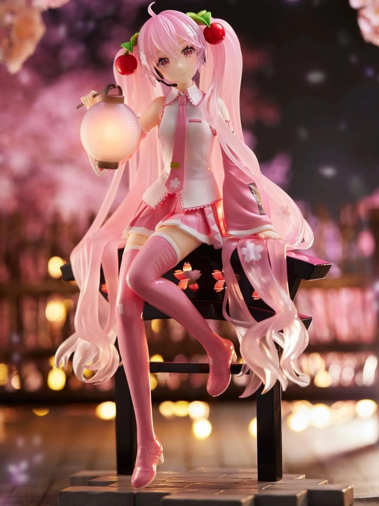 Фигурки игрушечные juai Taito Artist Master из ПВХ, оригинальные модели героев мультфильма AMP VOCALOID Sakura Miku фонарь с изображением сакуры