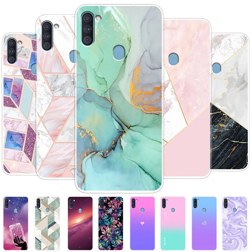 Per Samsung Galaxy A11 M11 Custodia Per Galaxy A11 Custodia In Silicone Fashion Clear Tpu Cover Posteriore Per Samsung A11 M11 Custodia Per Telefono F