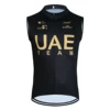 New Gold UAE Cycling Jersey Summer Windbreaker Men Bike Vest Maillot Ropa Ciclismo Pro Bicycl Tshirt Clothing 2