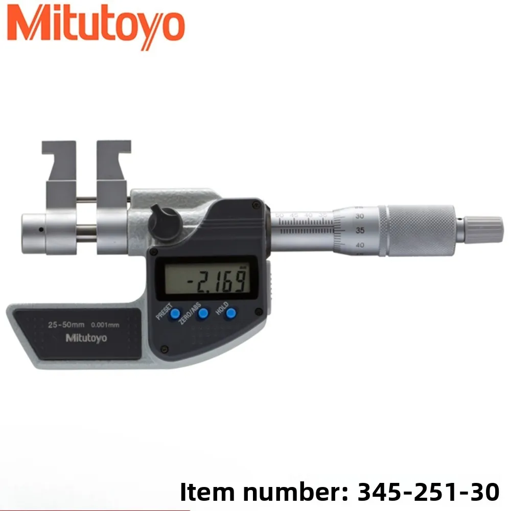 미쓰토요 일본  산업용 345-250-10 디지털 내경 마이크로미터 범위 25-50mm 0.001mm 전자 측정기