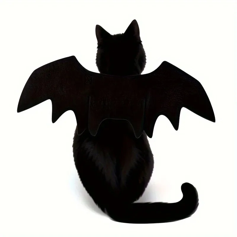 Pet Bat Wings Costume with Adjustable Straps for Cats and Dogs