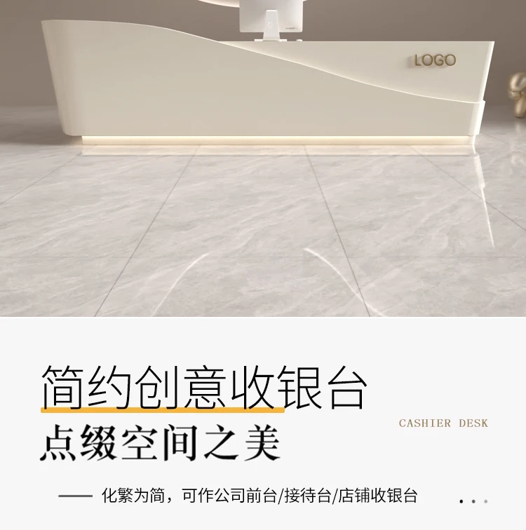 Description Picture 3 of itemLectern European Reception Desks Executive Hospital Replica Cashier Table Luxury Escritorios De Oficina Reception Furniture