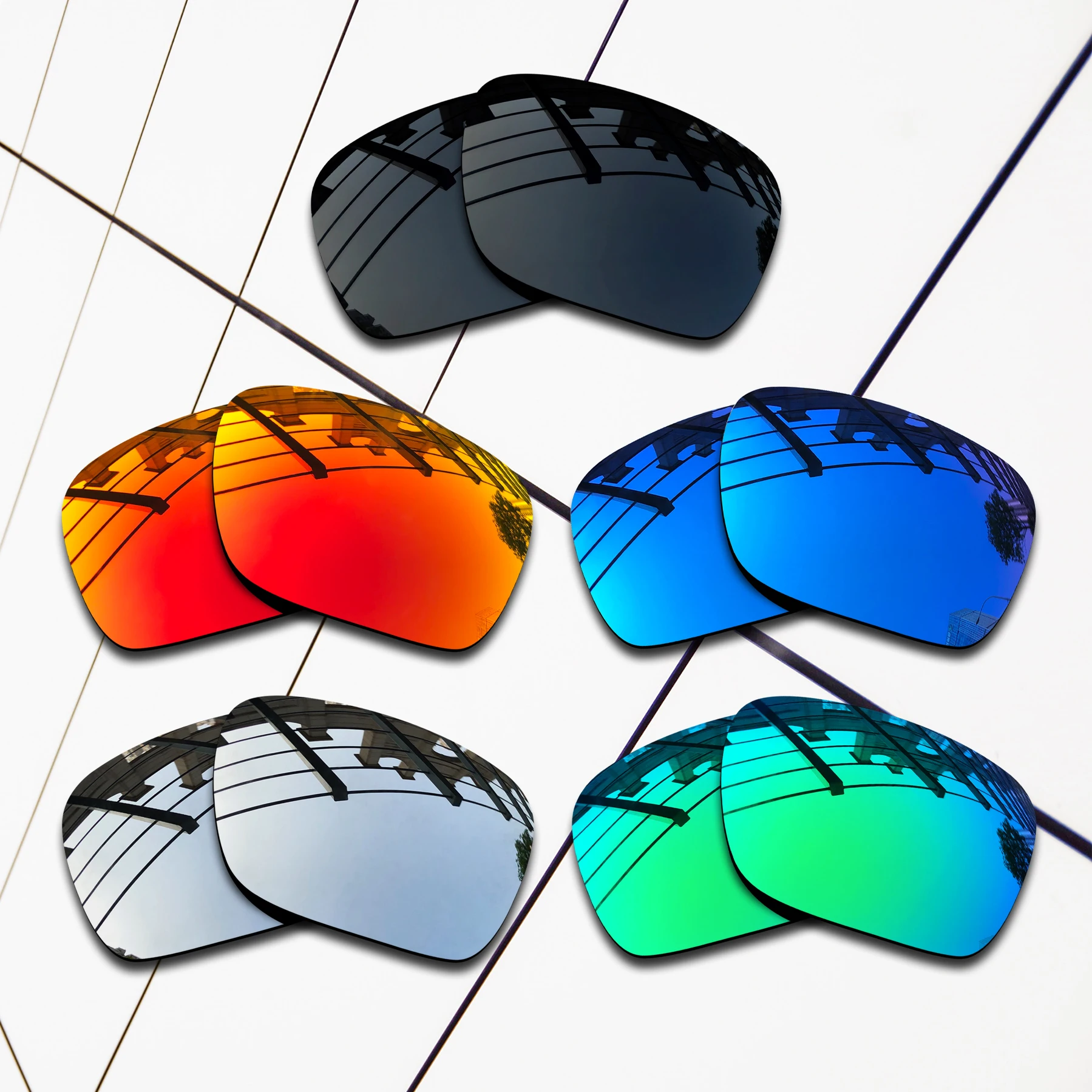Premium Polarized Replacement Lenses for Sunglasses - Variety of Colors
