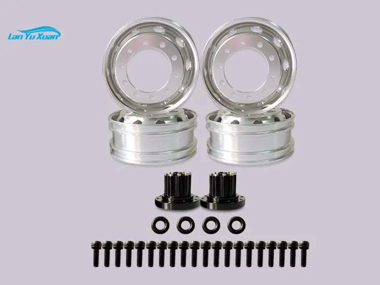 

JDM-61 Static Point 1:14 Trailer Container Truck Container Simulation Truck Rear Narrow Hub