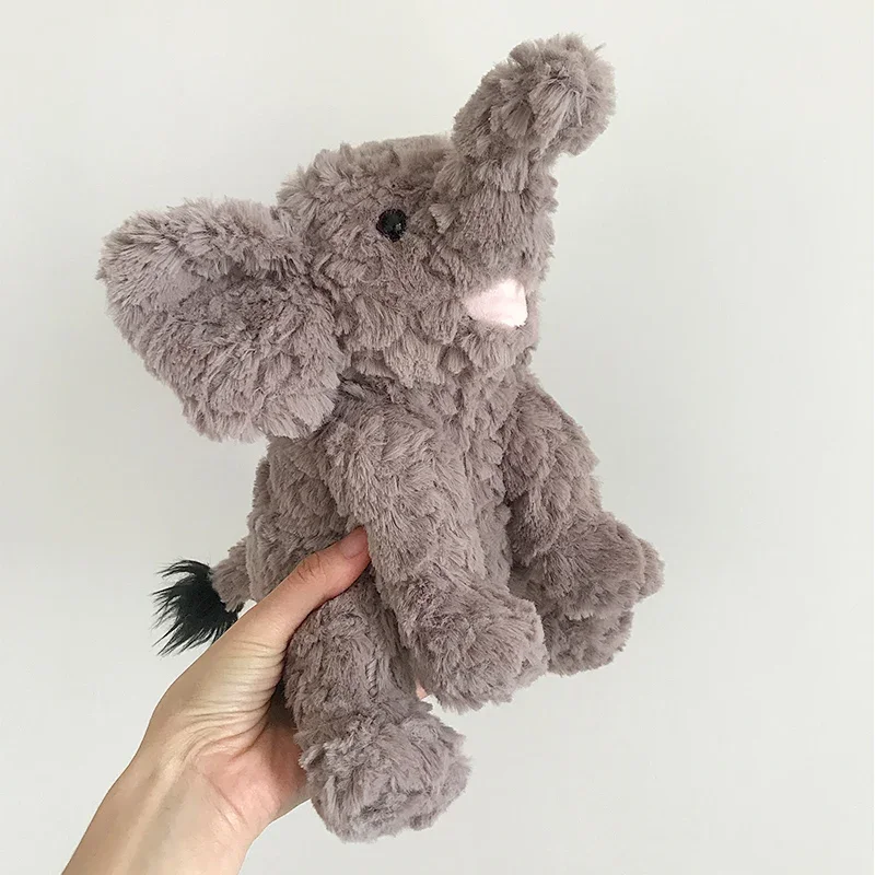 

22cm Appease Fluffy Elephant Plush Toys Soft Sleeping Stuffed Animal Toys Baby Playmate gifts for Children