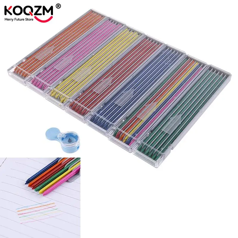 

12pcs/box 2.0mm Color Mechanical Pencil Lead Colorful Lead Refill Art Sketch Drawing Lead School Colour Pencil Stationery