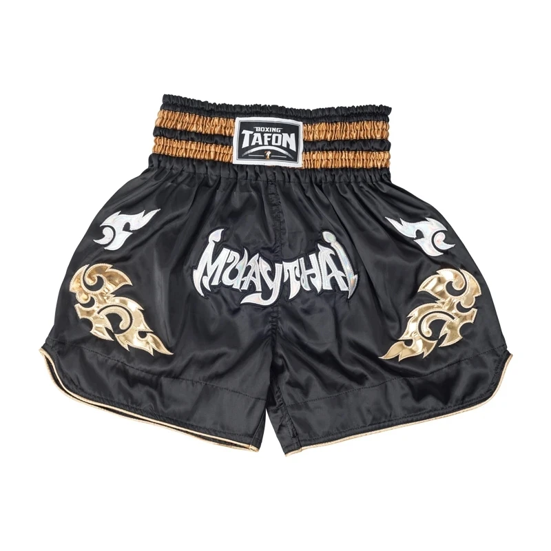 Professional Boxing Trunks Mens Womens Embroidery MMA Shorts Combat Kickboxing Training Trunks Kids Boys Girls Muay Thai Pants