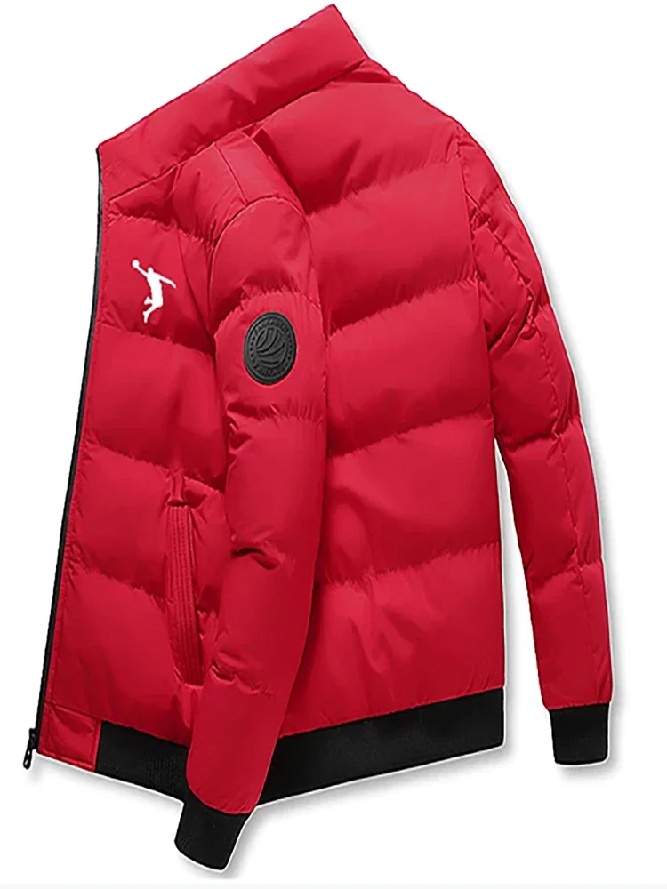 Description Picture 4 of item2024 Men Winter Casual Thick Warm Waterproof Cotton Jacket Parkas Men Autumn New Outwear Windproof Hat Hooded Parkas Jacket Men